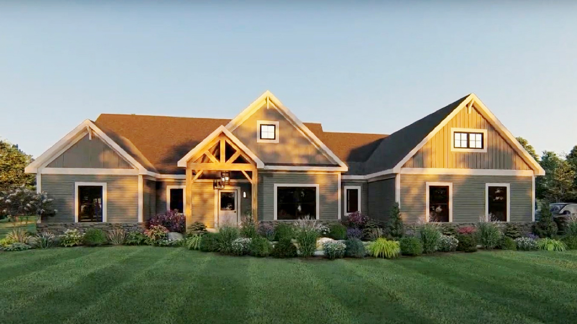 Santa Barbara II | 3 Bedroom, 2.5 Bath House Plan - 2300 Sq Ft House Plans